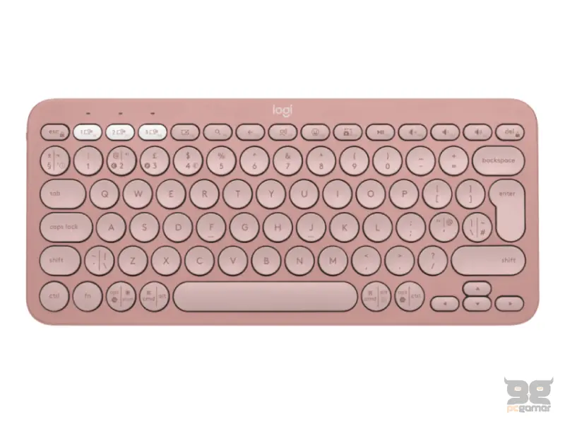 LOGITECH K380s Bluetooth Pebble Keys 2 US roze tastatura 
