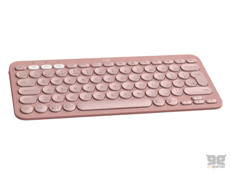LOGITECH K380s Bluetooth Pebble Keys 2 US roze tastatura 