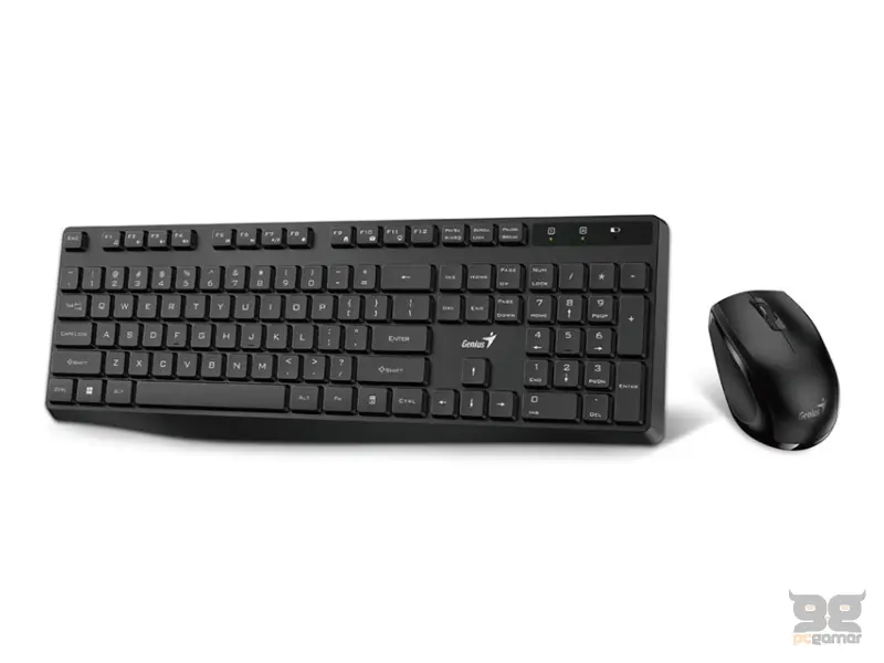 GENIUS KM-8206S Wireless USB US wireless crna tastatura 