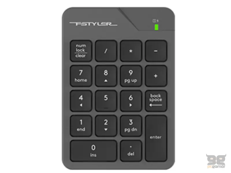 A4 TECH FGK21C FSTYLER 2.4G Wireless Numeric Keypad USB Type-C siva tastatura 