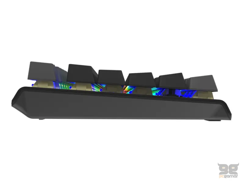 A4 TECH FS100 FSTYLER USB Neon Backlit US crna tastatura 