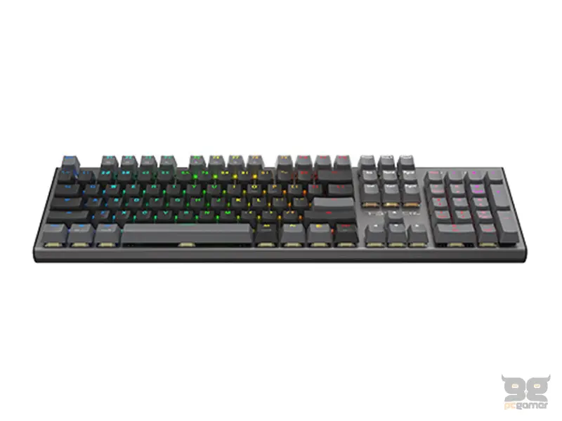 A4 TECH FS100 FSTYLER USB Neon Backlit US crna tastatura 