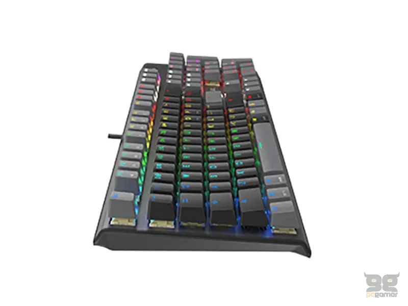 A4 TECH FS100 FSTYLER USB Neon Backlit US crna tastatura 