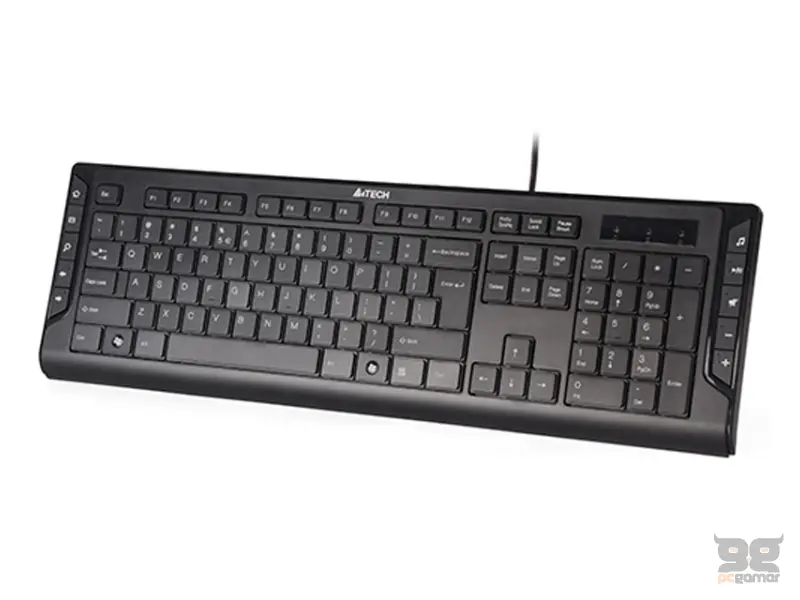A4 TECH KD-600 X-SLIM USB US crna tastatura 
