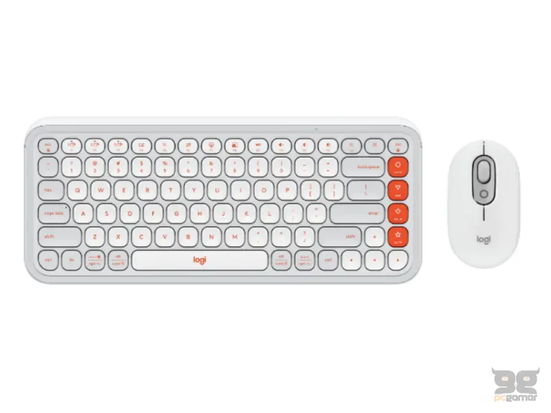 LOGITECH POP Icon Combo US tastatura bela 