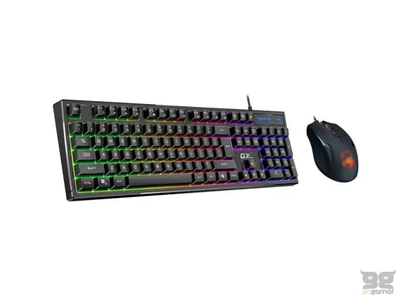 GENIUS Scorpion KM-GX6 Gaming RGB USB YU crna tastatura +  miš 