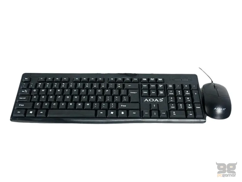AOAS A-1016 USB crna tastatura 