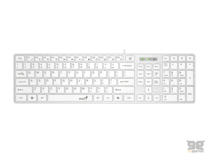 GENIUS SlimStar 126 USB YU bela tastatura 