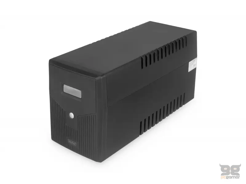 Digitus UPS Line-Interactive 1500VA/900W, 4x schuko, 2x RJ45, 1x RS232, 1x USB 2.0, Auto restart, Cold start function, overload-, discharge and overcharge protection, 2x 12V/9Ah