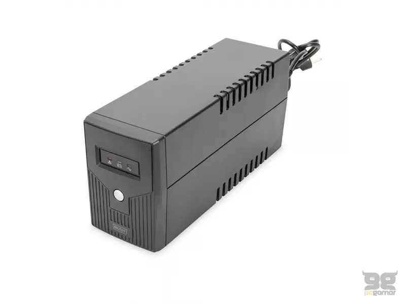 Digitus UPS Line-Interactive 600VA/360W 12V/7Ah x1 battery,2x CEE 7/7 outlet,RJ-11,LED