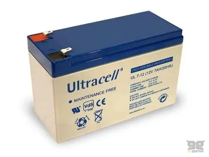 Ultracell UPS baterija UL 7-12 (12V 7.0AH/20HR)