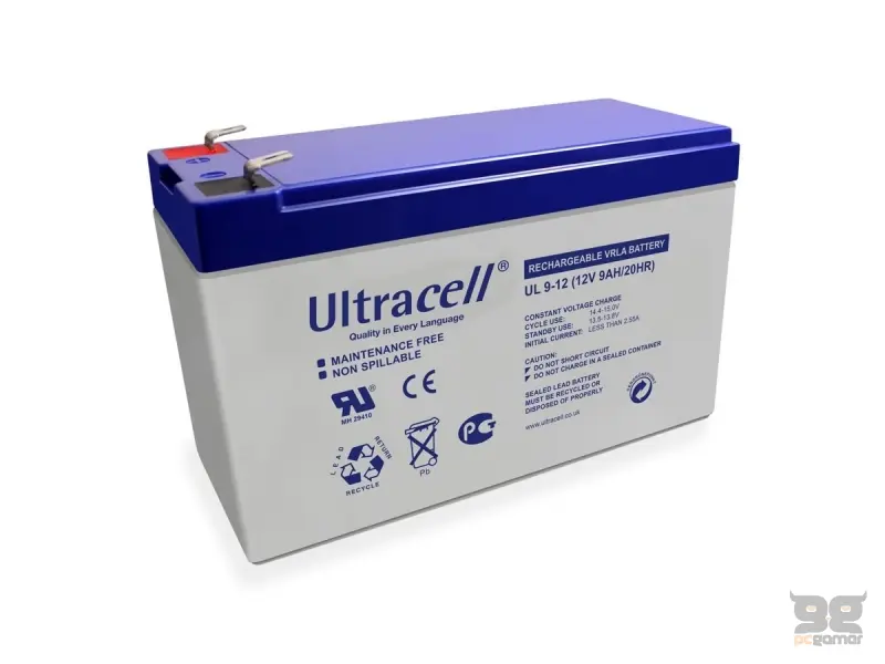 Ultracell UPS baterija  UL 9-12 (12V 9.0AH/20HR)
