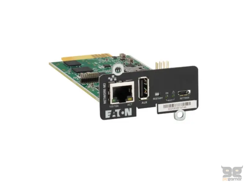 Eaton Gigabit Network Card M3Communication card - MS Web/SNMP Gigabit (5P, 5PX, 5SC, 9PX, 9SX, 9e