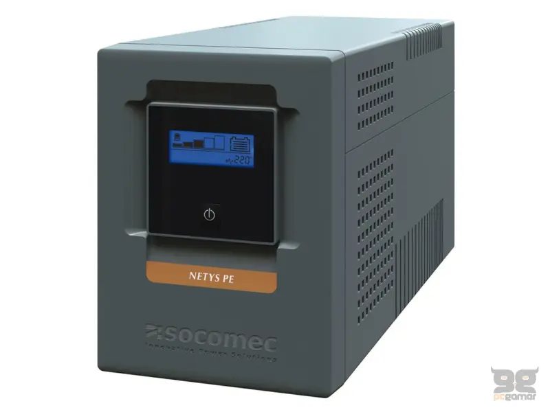 Socomec UPS NeTYS PE 2000VA/1200W 230V 50/60Hz, AVR, RJ45, USB, LCD, Line interactive, Step wave