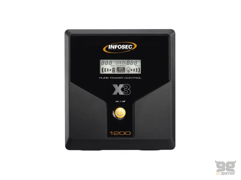 INFOSEC COMMUNICATION X3 EX 1200 LCD USB FR/SCHUKO 