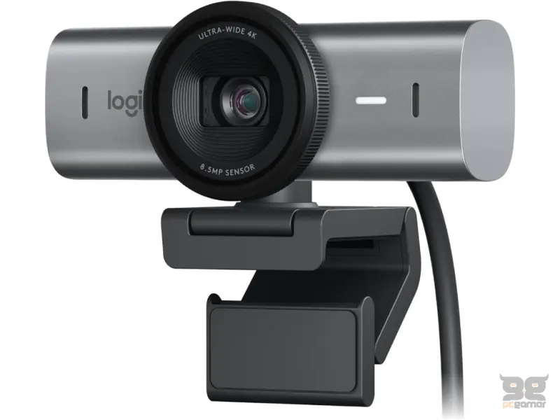LOGITECH MX Brio 4K Ultra HD Streaming Webcam, 4K/30fps, Advanced Autofocus, 8.5MP Sony STARVIS