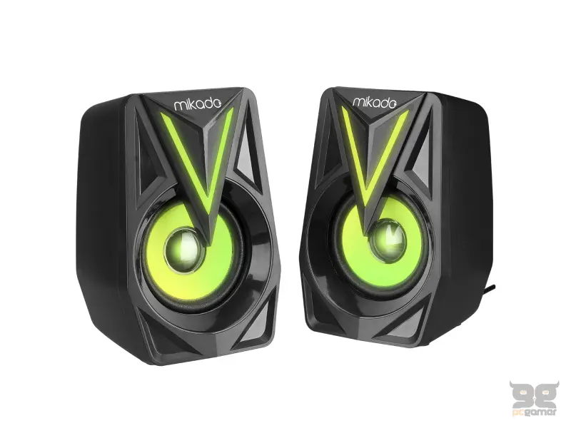 Mikado Zvucnici MD-S23 GLARE 2.0 2x3W RGB USB