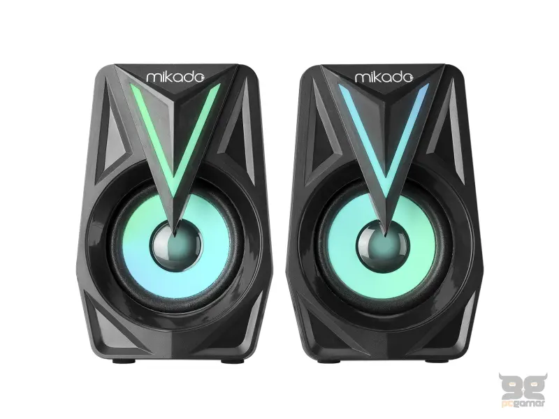 Mikado Zvucnici MD-S23 GLARE 2.0 2x3W RGB USB