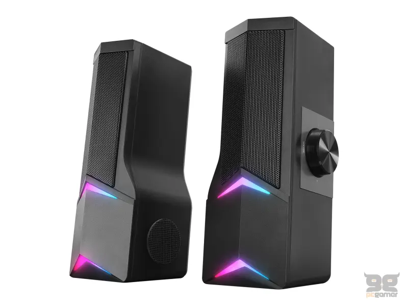 Rampage Zvucnici Elegant X10 2.0 2x3W RGB Bluetooth, USB