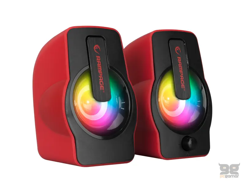 Rampage Zvucnici RMS-G7 FALSETTO 2.0 6W RGB USB