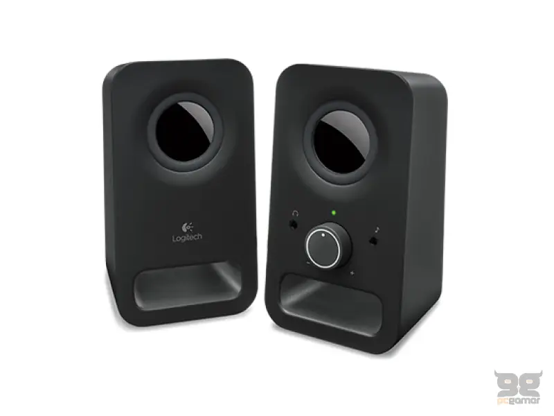 LOGITECH Z150 Compact Stereo Speakers, 6 Watts Peak/3 Watts RMS power, 3.5 mm input