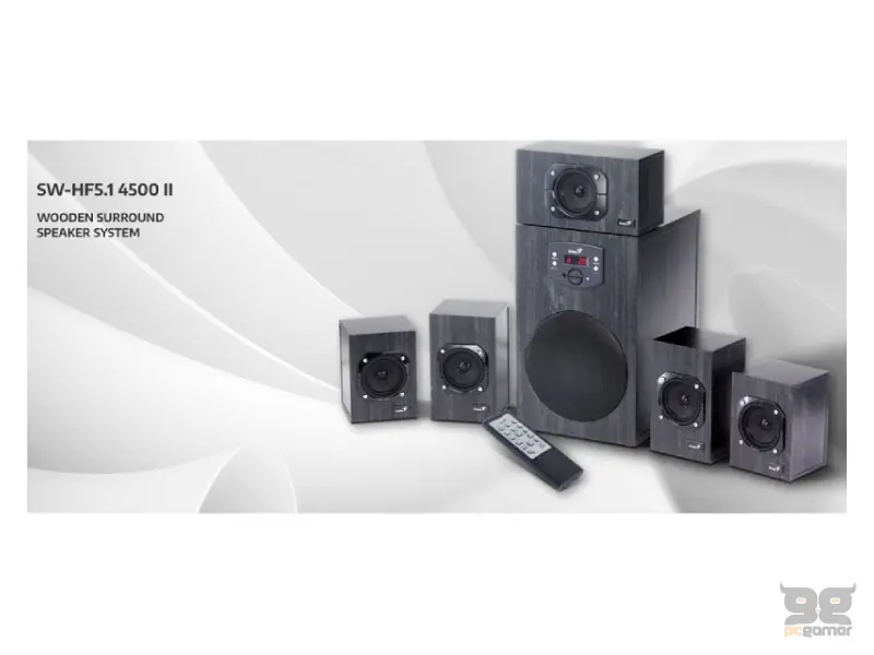 GENIUS SW-HF5.1 4500 v2 crni zvučnici 