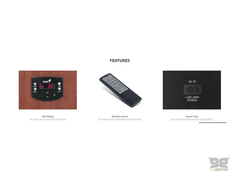 GENIUS SW-HF5.1 4600 v2 wood zvučnici 