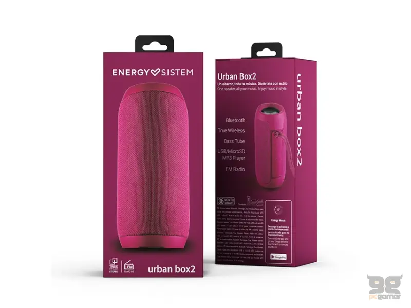 ENERGY SISTEM Urban Box 2 Magenta portable zvučnik roze (M44934) 