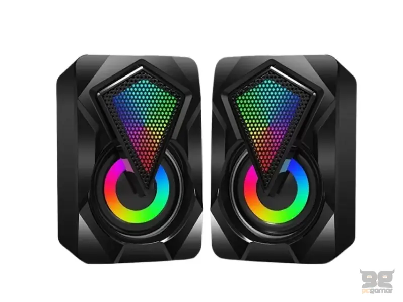 SAMSA X2 RGB USB zvučnici crni 