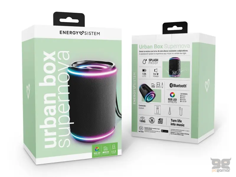 ENERGY SISTEM Urban Box Black Supernova portable zvučnik crni (M45493) 