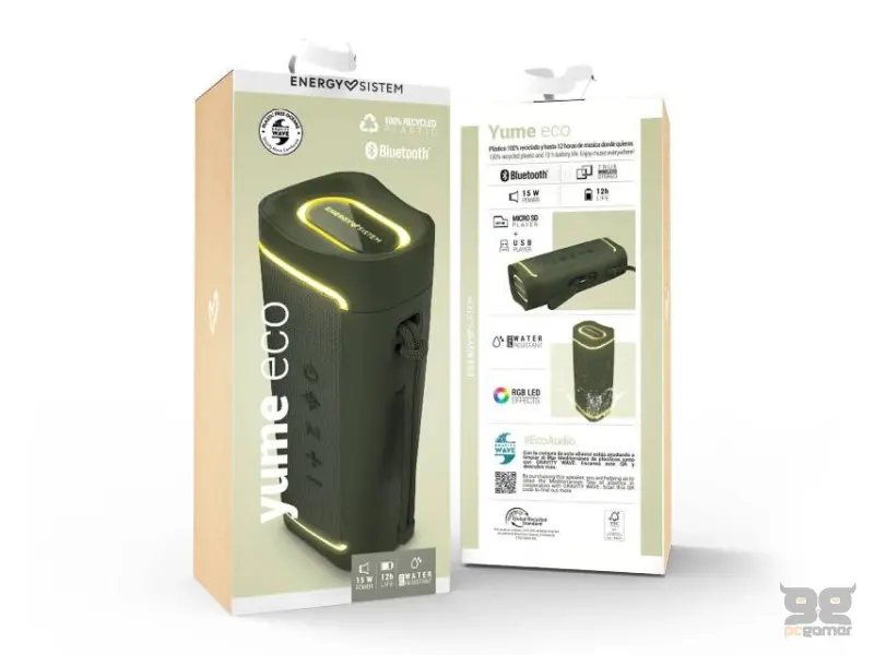 ENERGY SISTEM Yume ECO Green Bluetooth zvučnik zeleni 