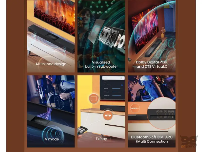 HISENSE HS2000 soundbar crni 