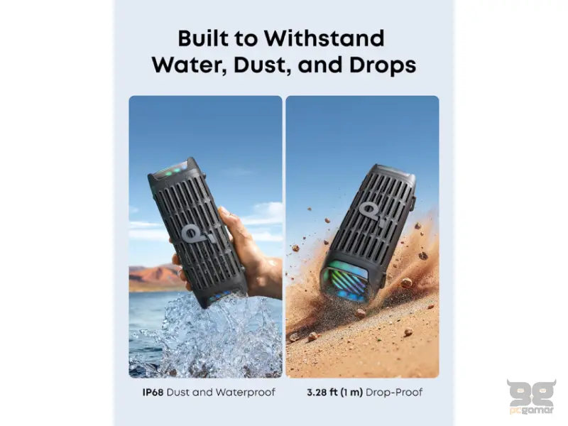 ANKER Soundcore Boom 3i 50W prenosni bluetooth IP68 zvučnik crni 