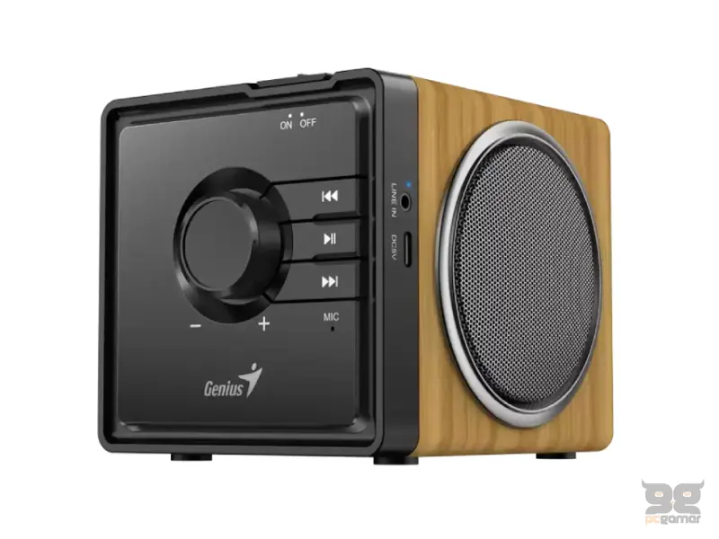 GENIUS SP-916BT Pine Wood Bluetooth zvučnik 
