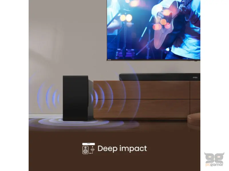 HISENSE AX5100Q Dolby Atmos soundbar sa bežičnim subwooferom crni 