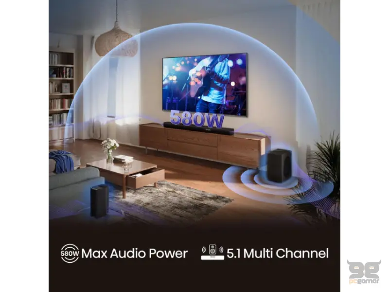 HISENSE AX5100Q Dolby Atmos soundbar sa bežičnim subwooferom crni 