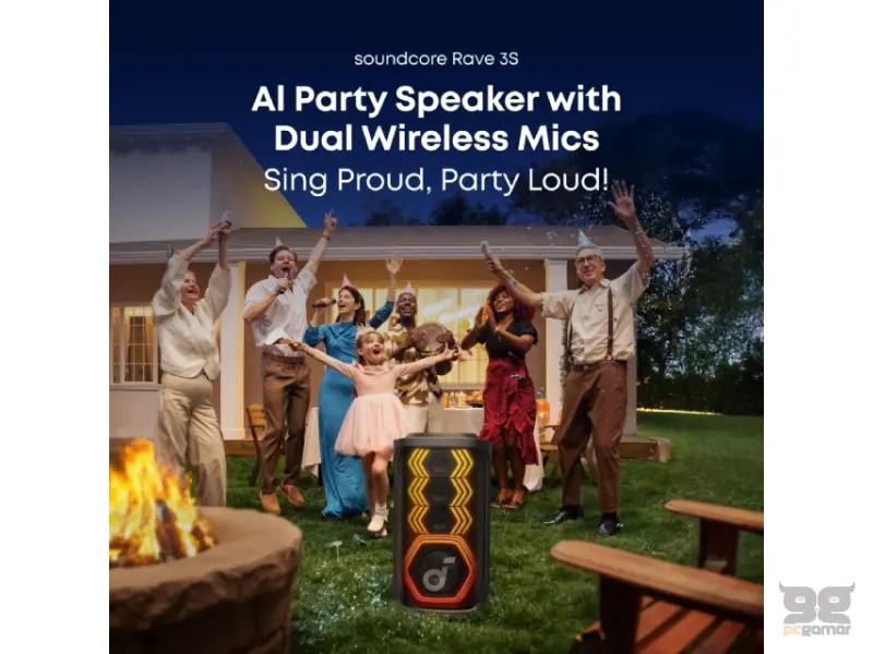 ANKER Soundcore Rave 3S 200W prenosivi bluetooth IPX4 zvučnik crni 