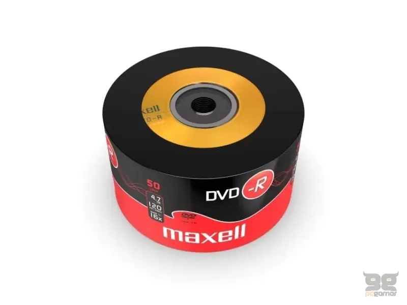 MAXELL DVD-R 4.7 GB 50/1 pack, celofan 
