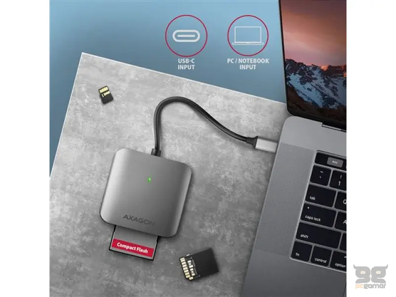 MEM CR USB 3.2 Gen 1 CRE-S3C USB-C UHS-II READER, AXA