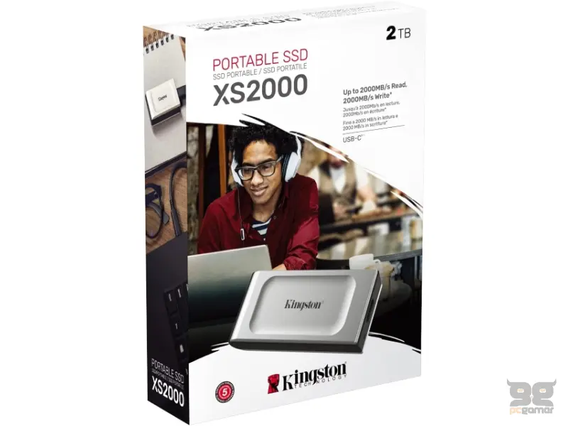 KINGSTON Portable XS2000 2TB eksterni SSD SXS2000/2000G 