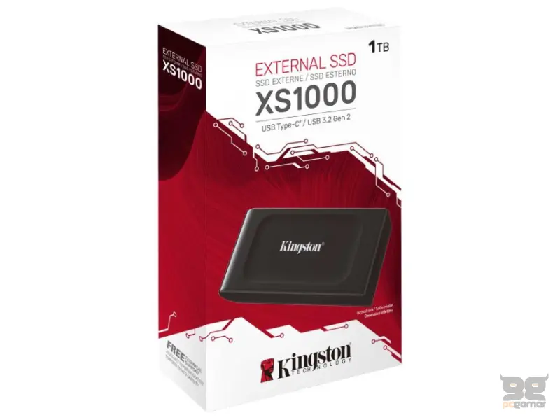 KINGSTON Portable XS1000 1TB eksterni SSD SXS1000/1000G 