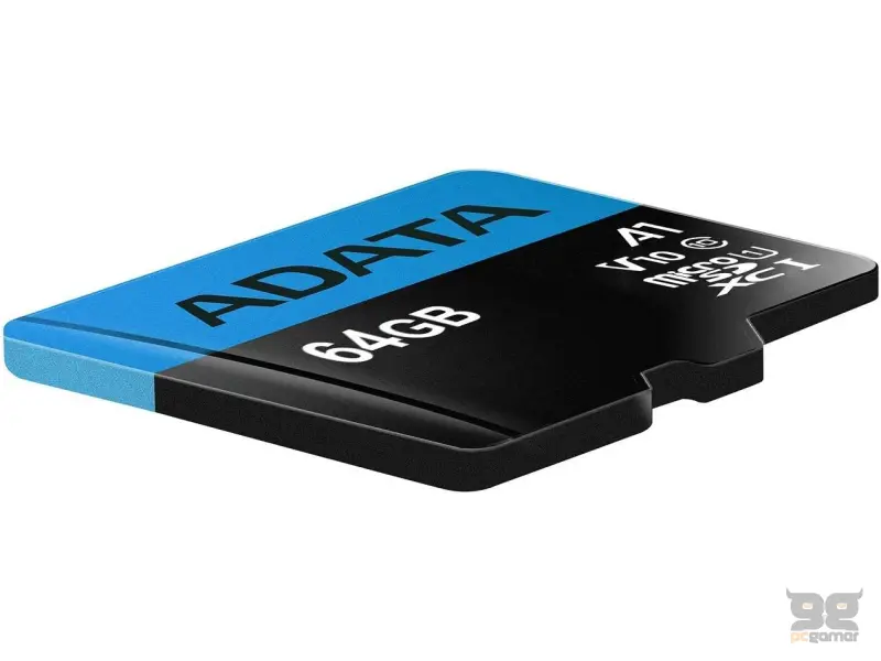 ADATA Premier Micro SD kartica 64GB + adapter UHS-I Class 10 AUSDX64GUICL10A1-RA1