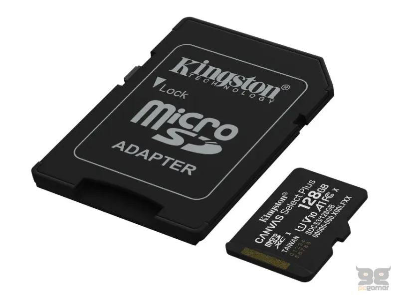 KINGSTON Memorijska kartica U1 V10 SDXC 128GB Canvas Select Plus G3 150R SDCS3/128GB + adapter 