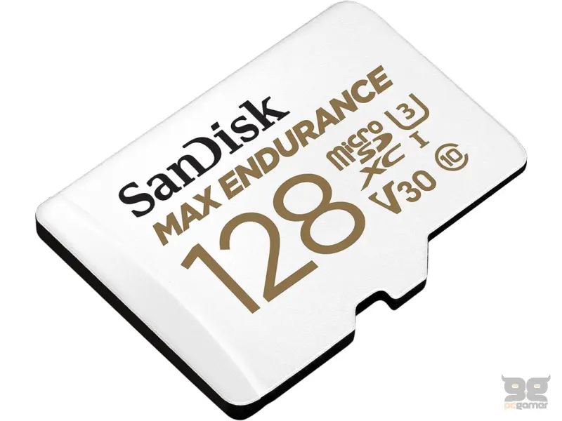 SanDisk MAX ENDURANCE 128GB microSDXC + SD Adapter, 60.000 Hours