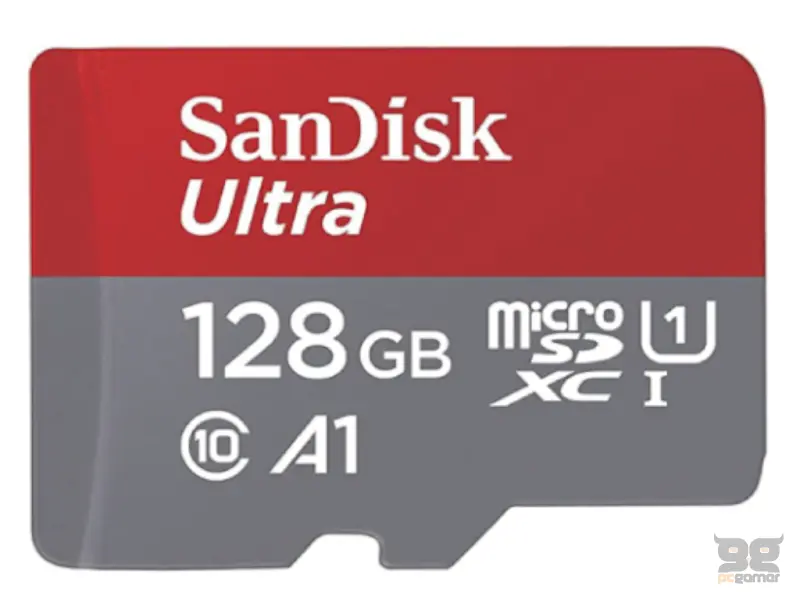 SanDisk 128GB Ultra microSDXC UHS-I Memory Card 140MB/s, C10, U1, Full HD, A1 sa Adapterom