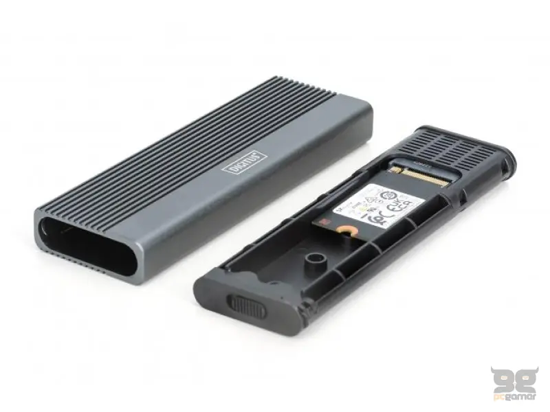 Digitus USB kućište za M.2 hard disk SSD, external, NVMe + SATA, 10Gbps (NVMe) 6 Gbps (SATA),USB3.1 Gen2, aluminum, toolfree