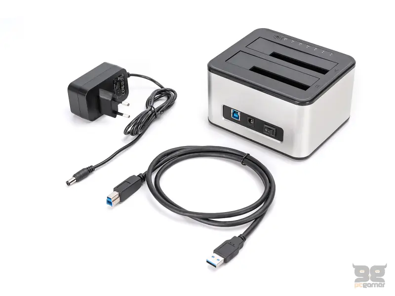 Digitus Dock USB 3.0, 2x2.5"/3.5", Cloner