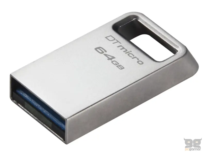 KINGSTON 64GB DataTraveler Micro USB 3.2 flash DTMC3G2/64GB srebrni 