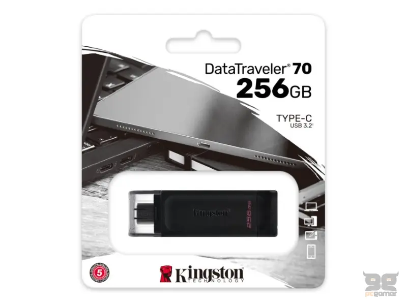 KINGSTON 256GB DataTraveler USB-C flash DT70/256GB 
