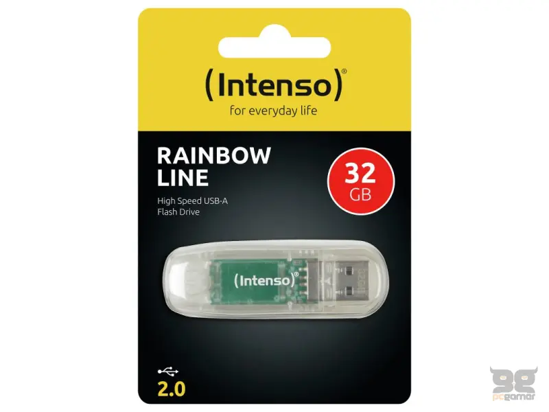 Intenso USB Flash Drive 32GB USB 2.0 Transparent